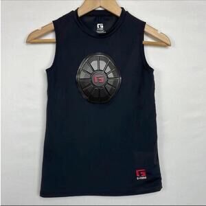G Form Kids Baseball Chest‎ Protective Black M